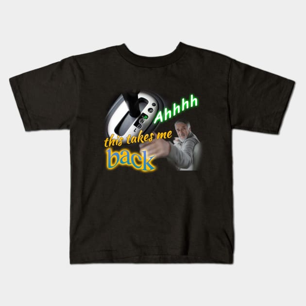 Ahhhh This Takes Me Back Meme Kids T-Shirt by swankyswamprat